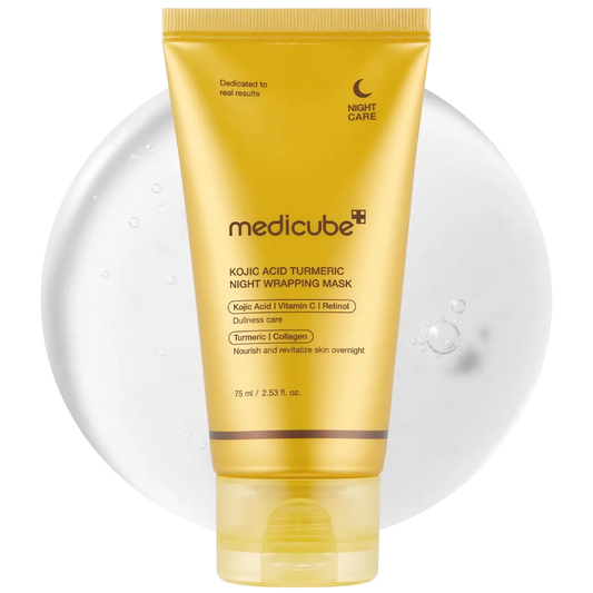 Medicube Kojic Acid Turmeric Night Wrapping Mask – Brighten & Revitalize Overnight