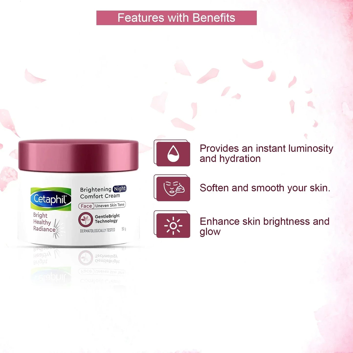 Cetaphil Brightening night comfort cream 50 g