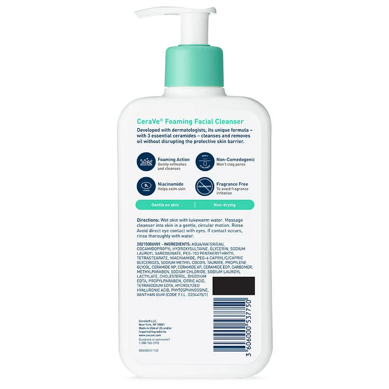 CERA VE Foaming Facial Cleanser - Buynowpakistan