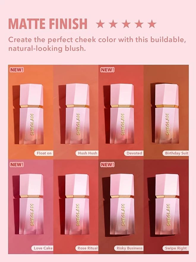 Radiant-Glow Matte Liquid Rouge Pack of 4 - Buynowpakistan