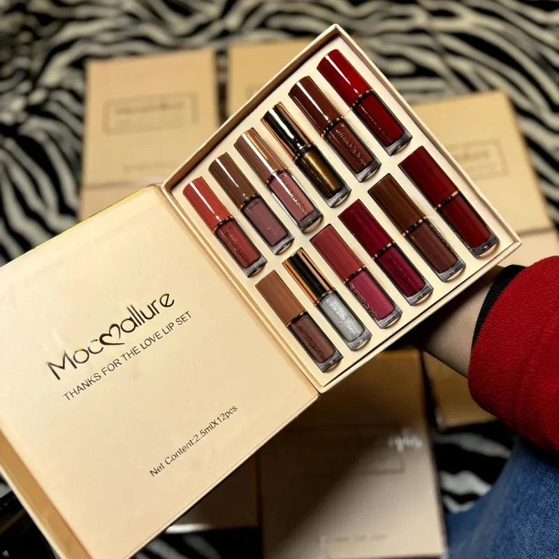 Mocallure 12 Pcs Lip set
