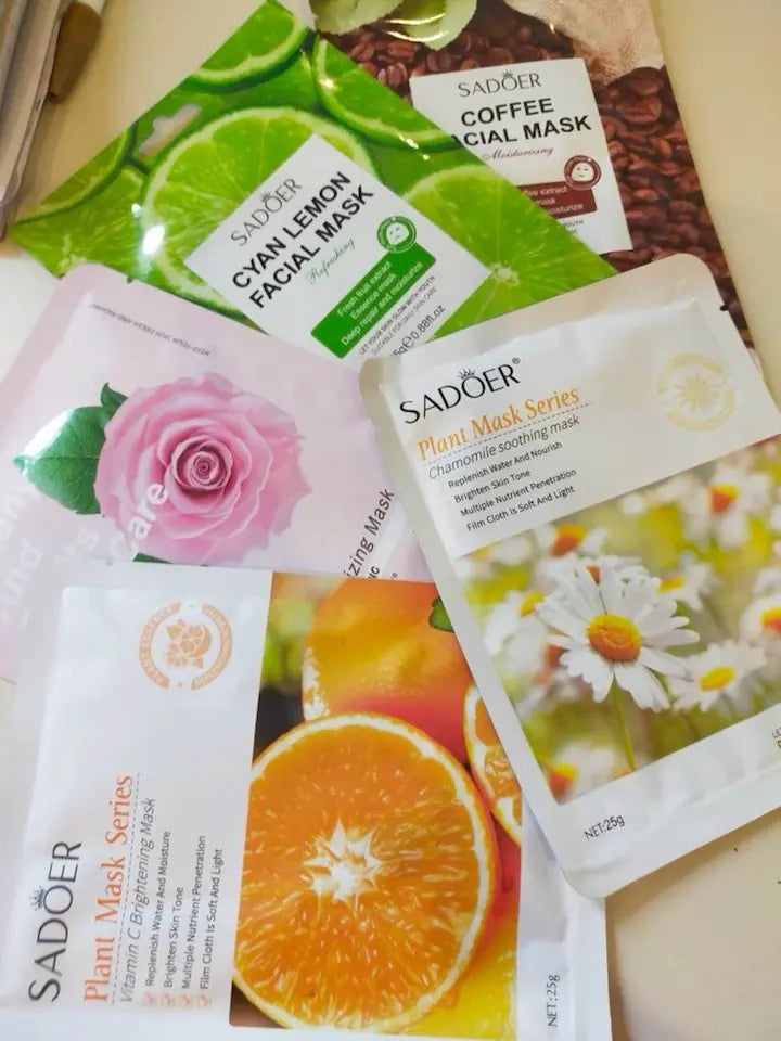 Sheet Mask Variety Pack – Hydrate, Brighten & Revive Your Skin