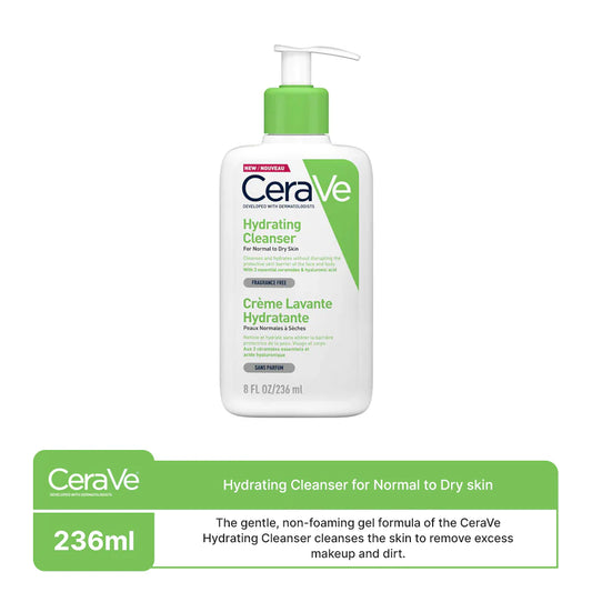 CeraVe Hydrating Cleanser – Gentle, Moisture-Rich Face Wash