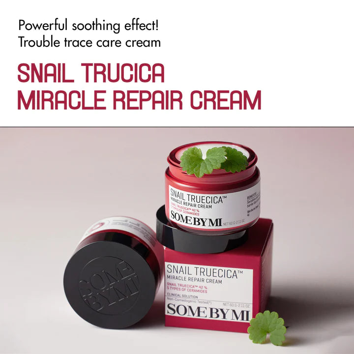 SOME BY MI Snail Truecica Miracle Repair Cream – Restore, Soothe & Strengthen