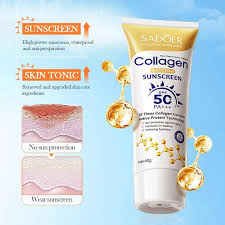 SADOER Collagen Whitening Sunscreen SPF 50+ PA+++ – Brightening & Anti-Aging Sun Protection