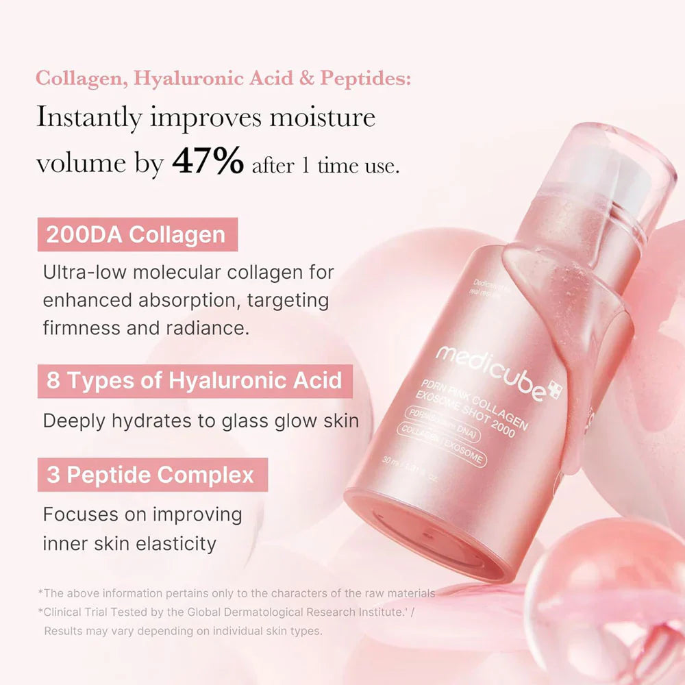 Medicube PDRN Pink Collagen Exosome Shot 2000