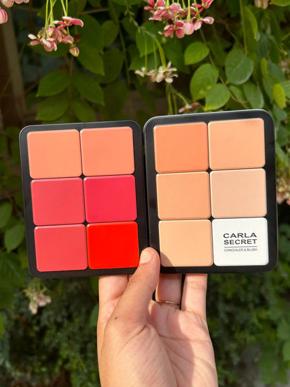 CARLA SECRET - 2in1 Cream Blush And Concealer Palette