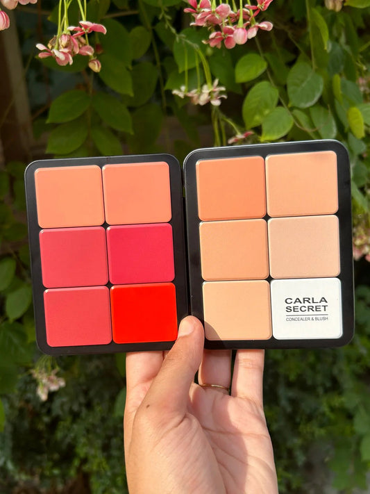 CARLA SECRET - 2in1 Cream Blush And Concealer Palette
