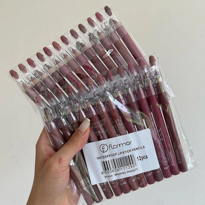 Flormar 12 Matte Lip Pencils – Define, Shape &amp; Perfect Your Lips