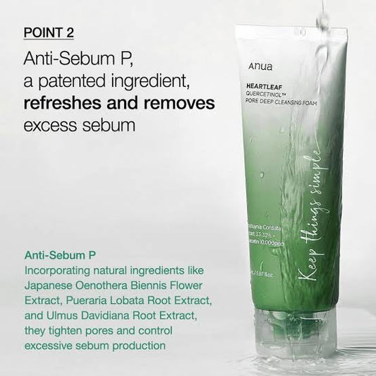 ANUA Heartleaf Pore Deep Cleansing Foam