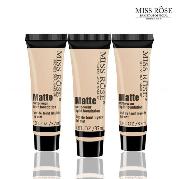 Miss Rose Matte Foundation – Flawless Coverage, Shine-Free Finish