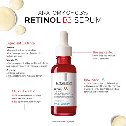 LA Roche-Posey Pure Retinol Face Serum with Vitamin B3 - Buynowpakistan