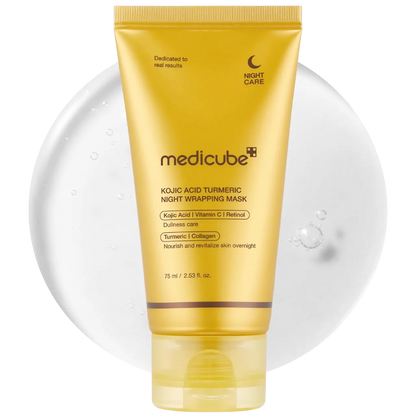 Medicube Kojic Acid Turmeric Night Wrapping Mask – Brighten & Revitalize Overnight