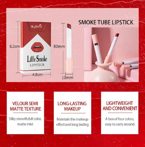 Little Smoke Lipsticks Pack of 4 – Bold, Beautiful & Long-Lasting