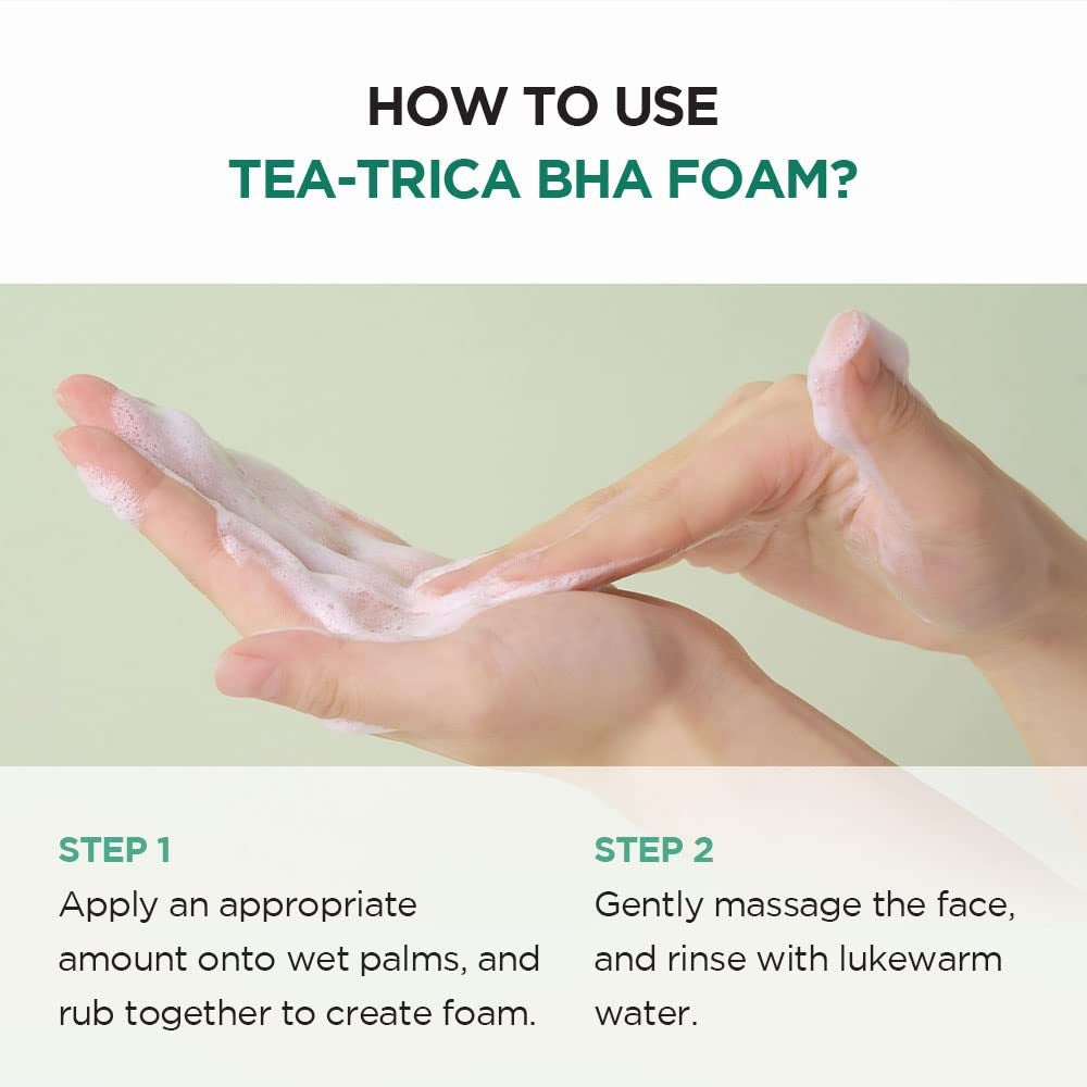 CENTELLA Tea-Trica BHA Foam – Purify, Calm & Control