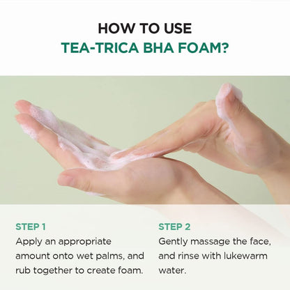 CENTELLA Tea-Trica BHA Foam – Purify, Calm & Control