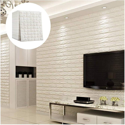 3D Self-Adhesive Brick Wall Stickers 70x77 cm - Buynowpakistan