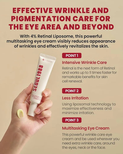 KSECRET SEOUL 1988 Eye Cream: Retinal Liposome 4%