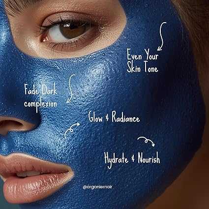Pure Moroccan Blue Powder – 100% Natural Skin Brightening Treatment 50g