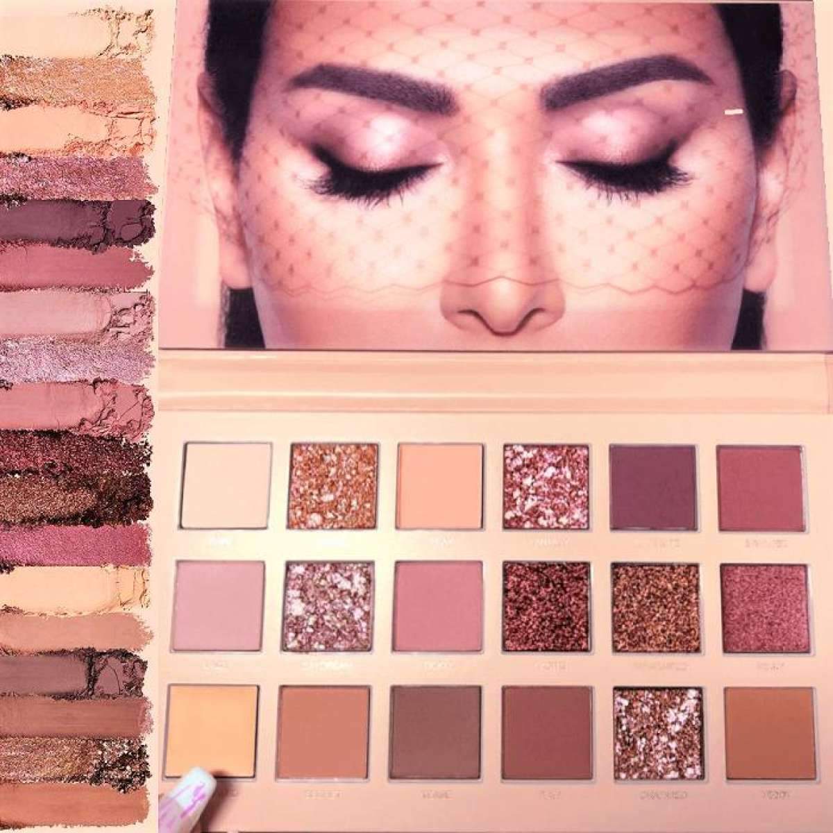 Miss Rose 18 color Nude Eyeshadow Palette – Soft Glam, Endless Possibilities