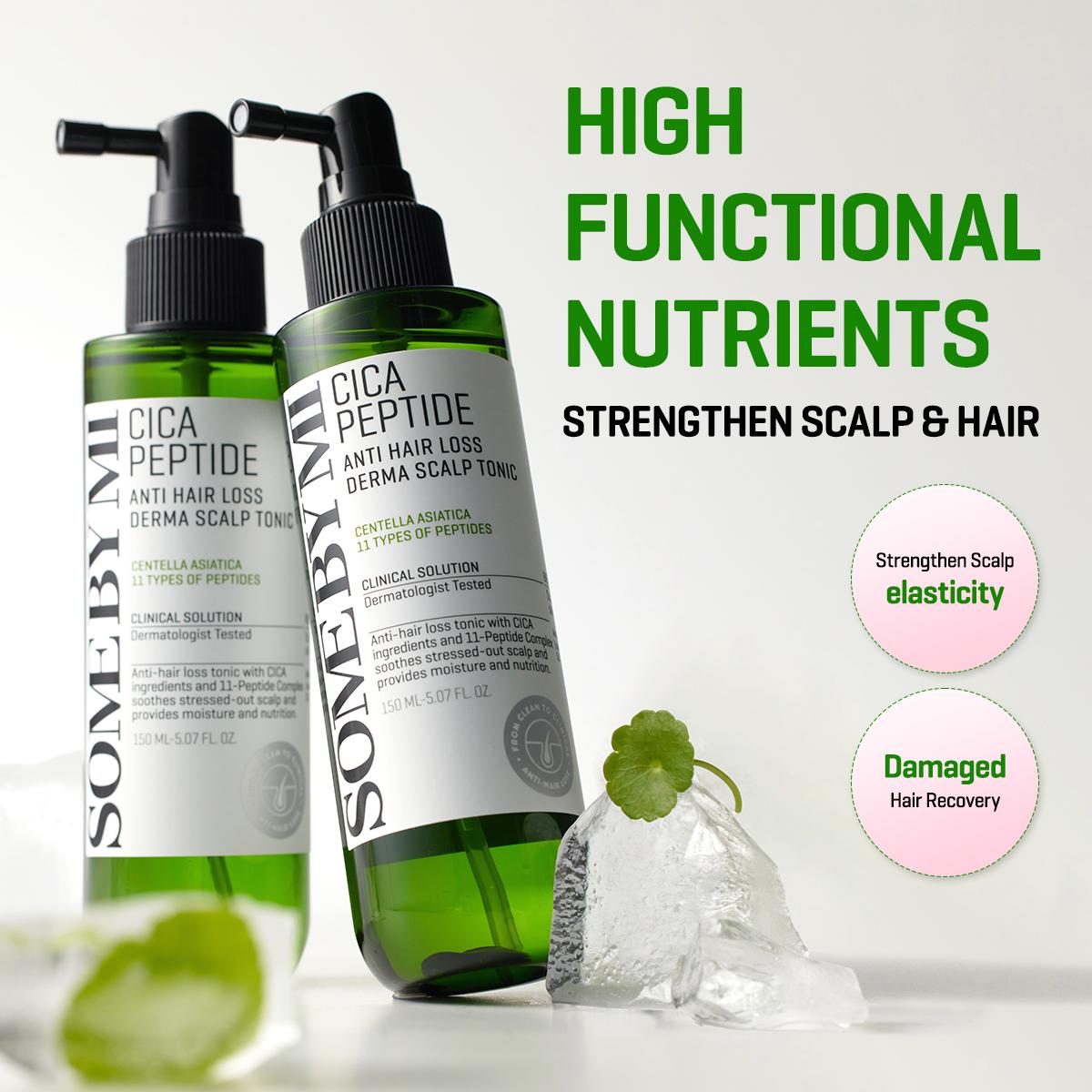 SOME BY MI Cica Peptide Anti Hair Loss Derma Scalp Tonic – Soothe, Strengthen & Revitalize