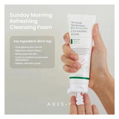 Axis-Y Sunday Morning Refreshing Cleansing Foam 120 ml