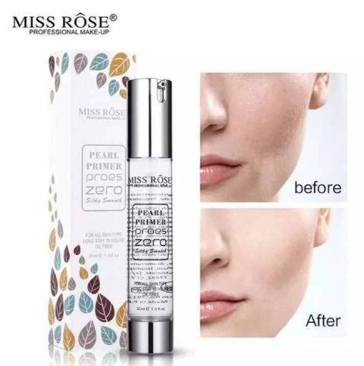 Miss Rose Pearl Primer proes zero silky smooth for all skin type