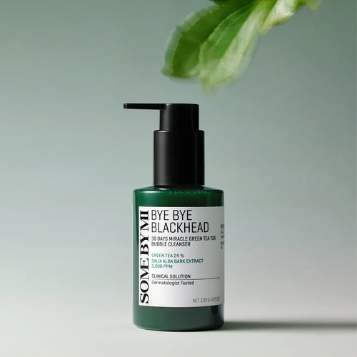 SOME BY MI Bye Bye Blackhead 30 Days Miracle Green Tea Tox Bubble Cleanser – Purify, Detox & Refresh