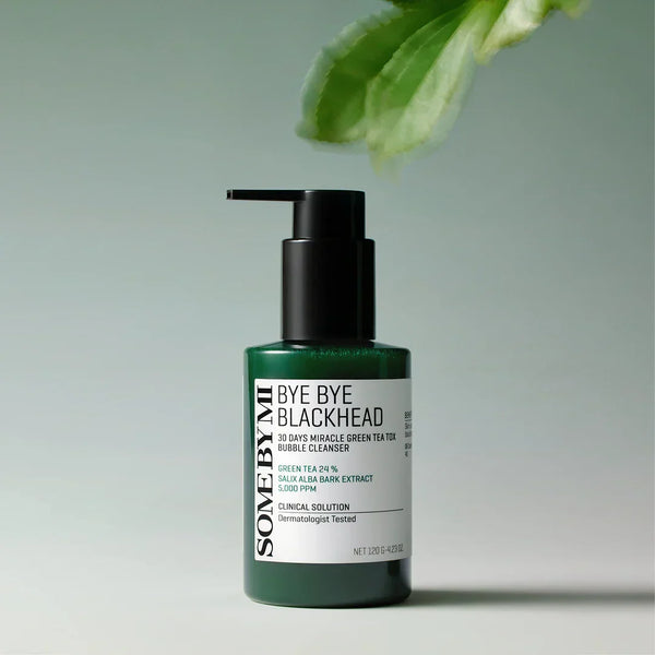 SOME BY MI Bye Bye Blackhead 30 Days Miracle Green Tea Tox Bubble Cleanser – Purify, Detox & Refresh