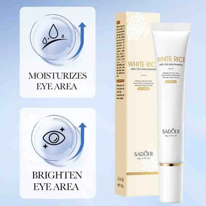 SADOER 15% Niacinamide Eye Cream – Brighten, Firm & Revitalize Your Eyes