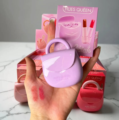 Hues Queen Purse-Shaped Lipstick – Creamy & Hydrating