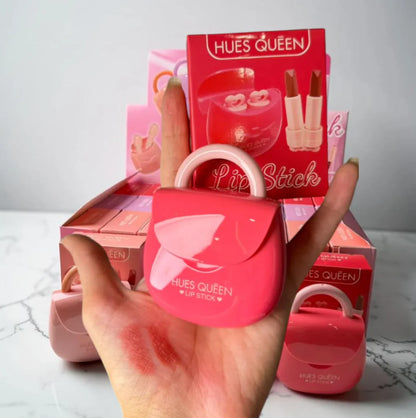 Hues Queen Purse-Shaped Lipstick – Creamy & Hydrating