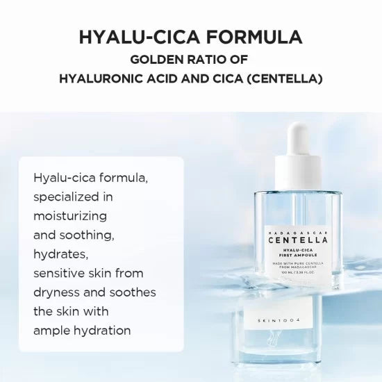 CENTELLA Hyalu-Cica First Ampoule – Soothe, Hydrate & Revitalize