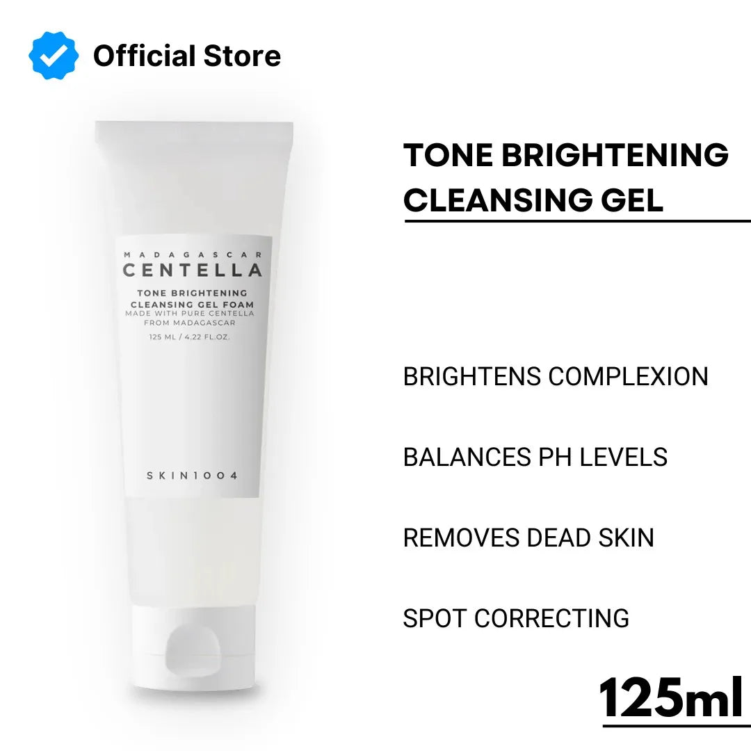 CENTELLA Tone Brightening Cleansing Gel Foam – Cleanse, Brighten & Revive