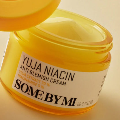 SOME BY MI Yuja Niacin Anti-Blemish Cream – Bright, Clear & Even-Toned Skin
