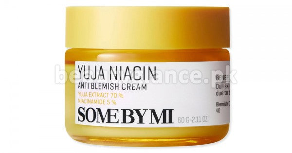 SOME BY MI Yuja Niacin Anti-Blemish Cream – Bright, Clear & Even-Toned Skin