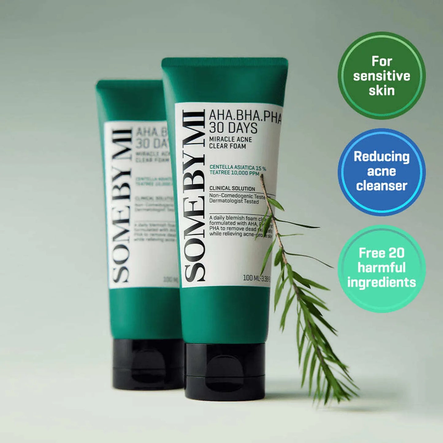 SOME BY MI AHA BHA PHA 30 Days Miracle Acne Clear Foam – Deep Clean, Clear Skin