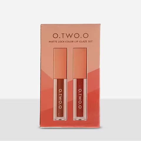 O Two O matte lock color lip glaze set
