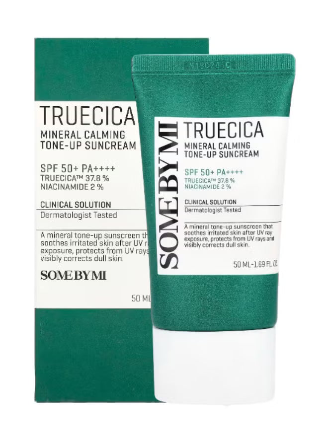 SOME BY MI Truecica Mineral Calming Tone-Up Suncream – Soothe, Protect & Brighten