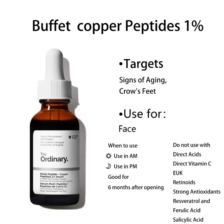 The Ordinary buffet + copper peptides 1% 30 ml