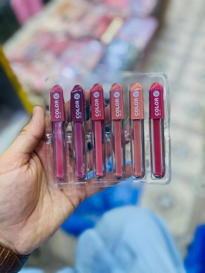 GR Matte Color Lipgloss 6 Pcs
