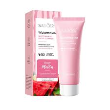 SADOER Watermelon Nicotinamide Facial Cleanser – Hydrate, Brighten & Refresh Your Skin