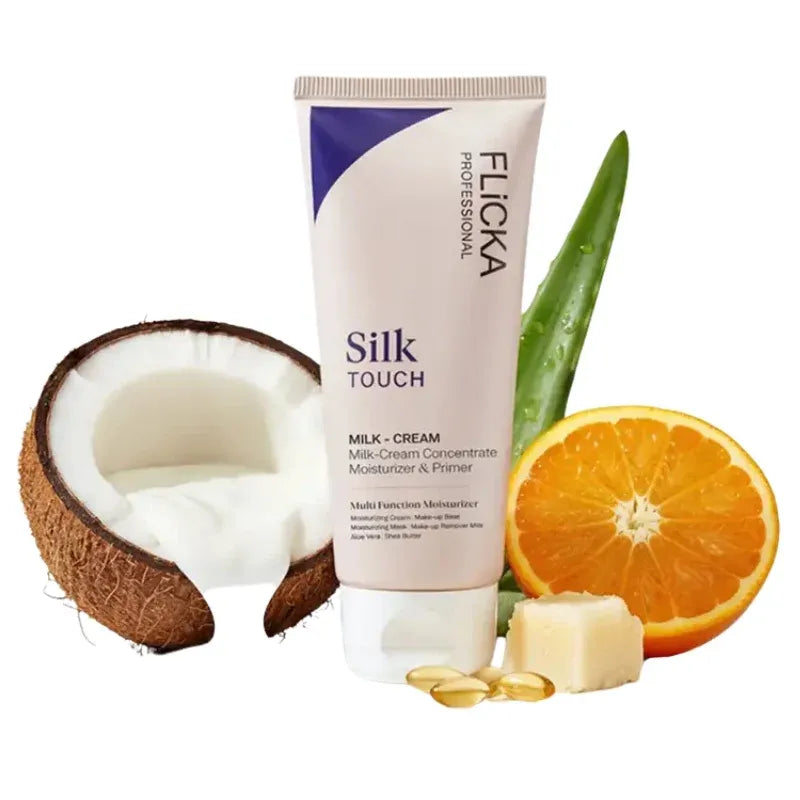 Flicka silk touch 3 in 1 moisturizer and primer for face