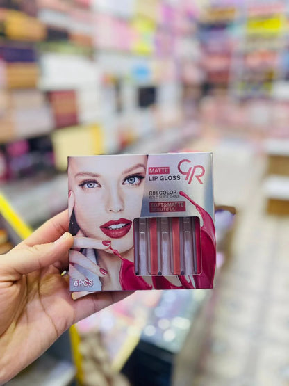 GR Matte Color Lipgloss 6 Pcs