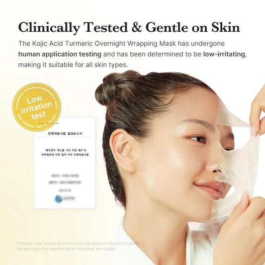 Medicube Kojic Acid Turmeric Night Wrapping Mask – Brighten & Revitalize Overnight