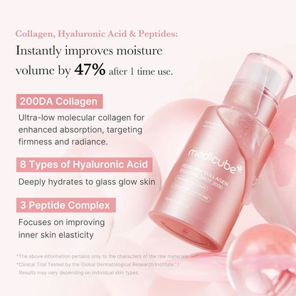 Medicube PDRN Pink Collagen Exosome Shot 2000