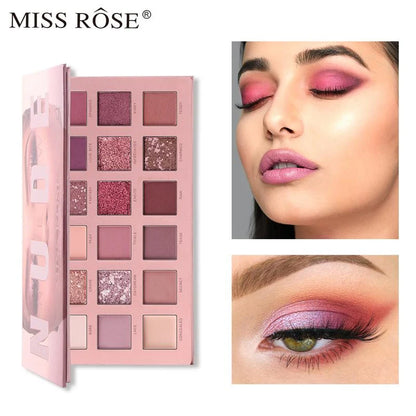 Miss Rose 18 color Nude Eyeshadow Palette – Soft Glam, Endless Possibilities