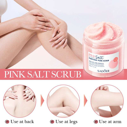 SADOER Pink Salt Purifying Pore Scrub with 18% Pure Centella