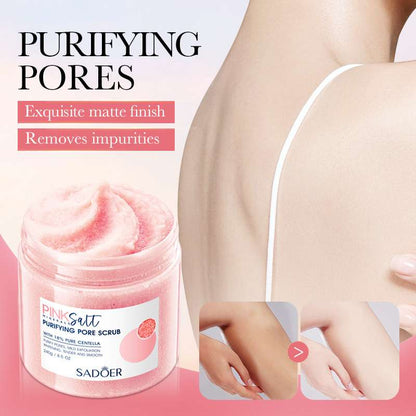 SADOER Pink Salt Purifying Pore Scrub with 18% Pure Centella